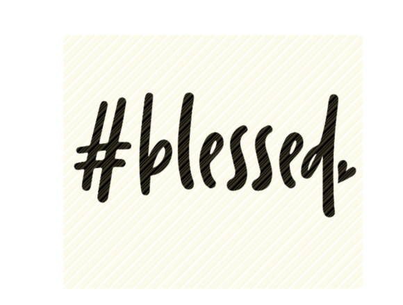 Blessed Quote Graphic: Faith Crafts & Graphics Review