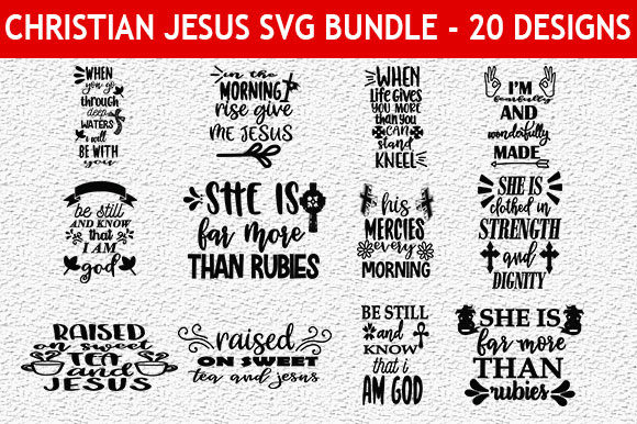 Christian Jesus 14 Quotes Designs Bundle Review
