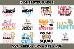 Kids Easter Bundle Graphics for Local Crafts Branding