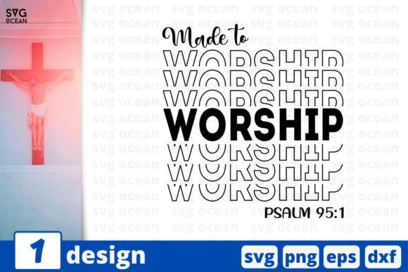 Made to Worship Graphics for Faith-Based Crafts