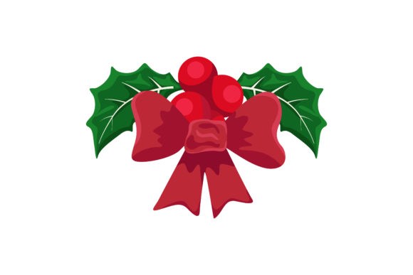 Red Christmas Ribbon Graphics & Illustrations Review