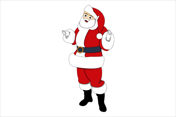 Red Santa Happy Christmas: Graphics & Illustrations Review