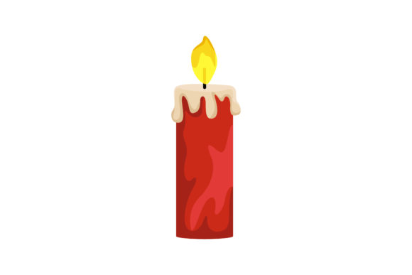 Shining Orange Christmas Candle Light Graphics Review