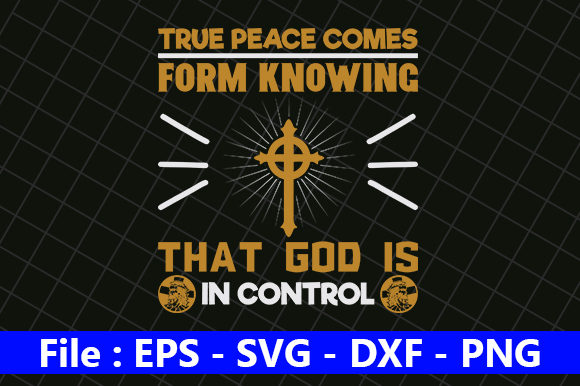 True Peace Quote Graphics for Faith Crafts